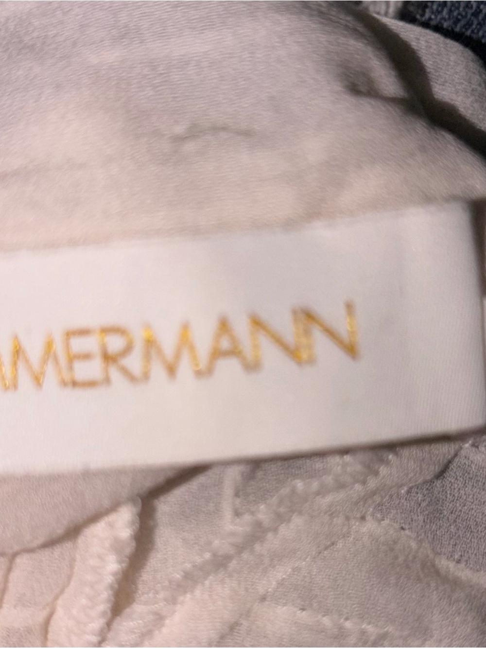 Zimmermann cropped blouse in white/ecru, - Picture 5 of 6